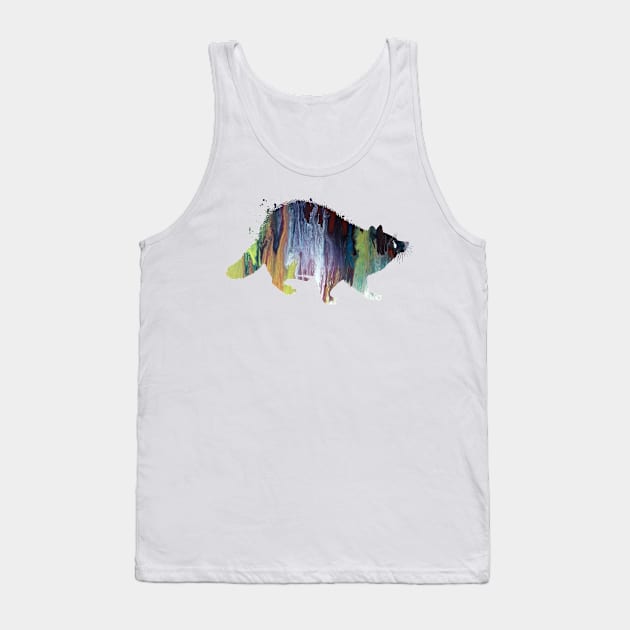 raccoon Tank Top by TheJollyMarten